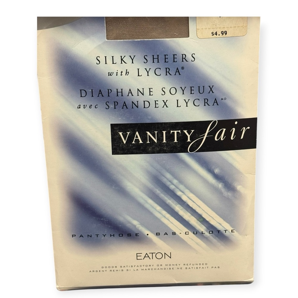 Vanity Fair Nylons Pantyhose Vintage Size C NWT Mushroom Beige Made In Canada